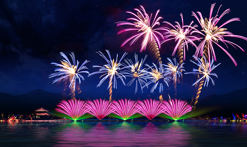 2020南京銀杏湖跨年焰火晚會(huì )